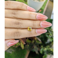 1.54 Ct. Orangish Yellow Sapphire from Ceylon (Sri Lanka) Life Style
