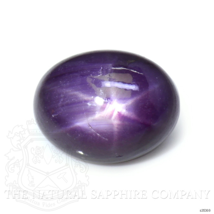 3.35 Ct. Purple Star Sapphire from Ceylon (Sri Lanka)