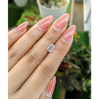 1.19 Ct. White Sapphire from Ceylon (Sri Lanka) Life Style