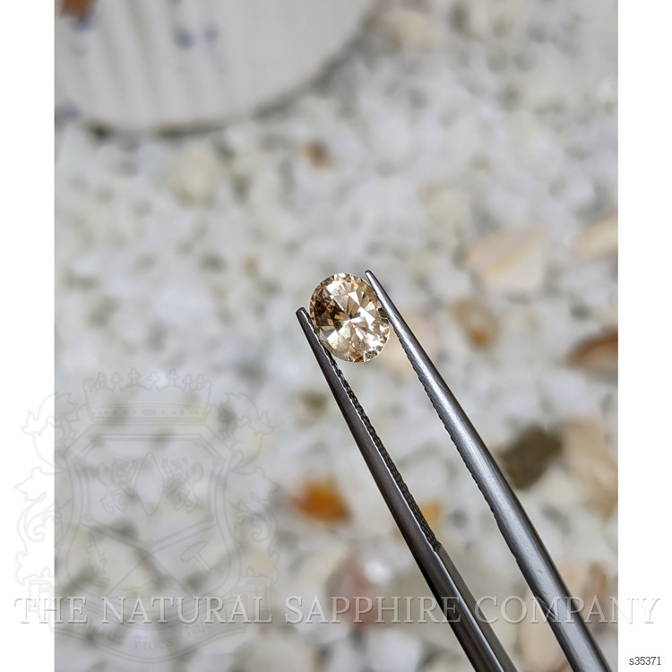 1.09 Ct. Peach Sapphire from Ceylon (Sri Lanka)