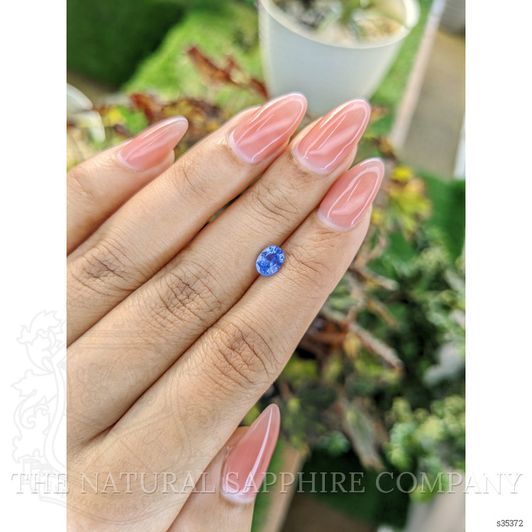 1.03 Ct. Blue Sapphire from Ceylon (Sri Lanka)