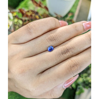 0.86 Ct. Blue Sapphire from Ceylon (Sri Lanka) Life Style