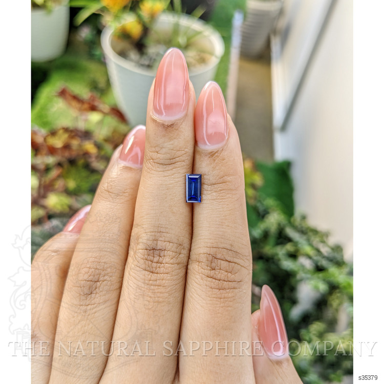 1.00 Ct. Blue Sapphire from Ceylon (Sri Lanka)