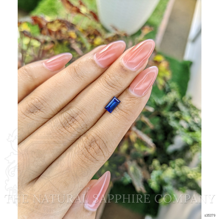 1.00 Ct. Blue Sapphire from Ceylon (Sri Lanka)