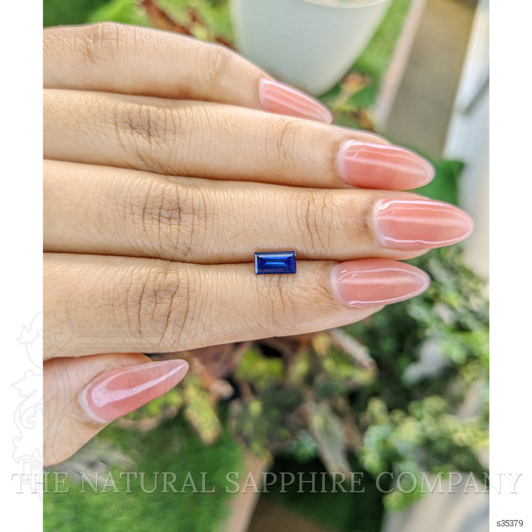 1.00 Ct. Blue Sapphire from Ceylon (Sri Lanka)