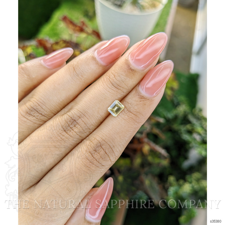 0.82 Ct. Yellow Sapphire from Ceylon (Sri Lanka)