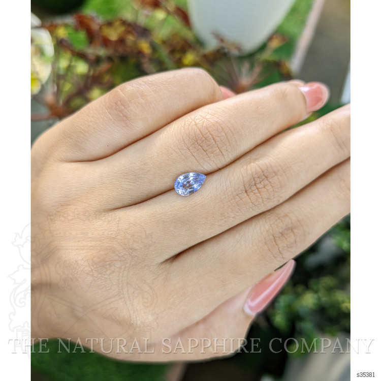 1.35 Ct. Blue Sapphire from Ceylon (Sri Lanka)