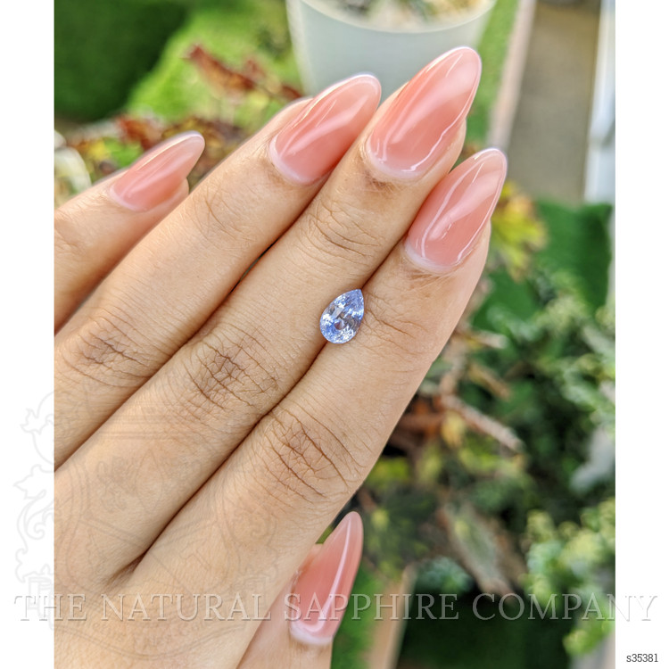 1.35 Ct. Blue Sapphire from Ceylon (Sri Lanka)