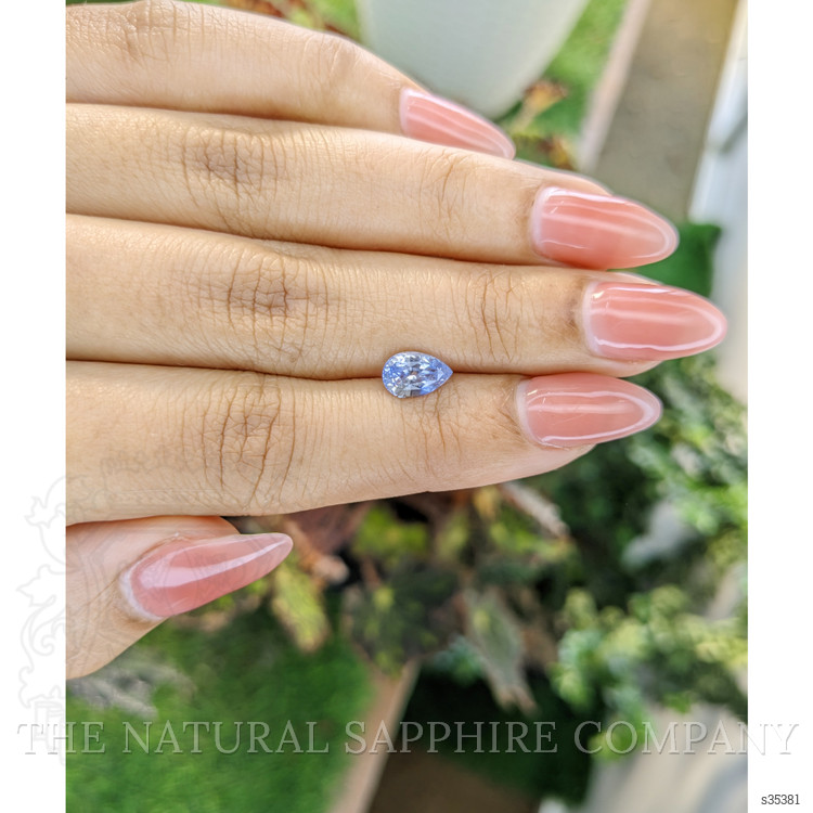 1.35 Ct. Blue Sapphire from Ceylon (Sri Lanka)