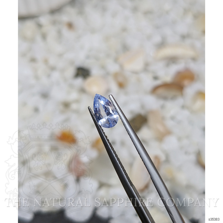 0.90 Ct. Blue Sapphire from Ceylon (Sri Lanka)