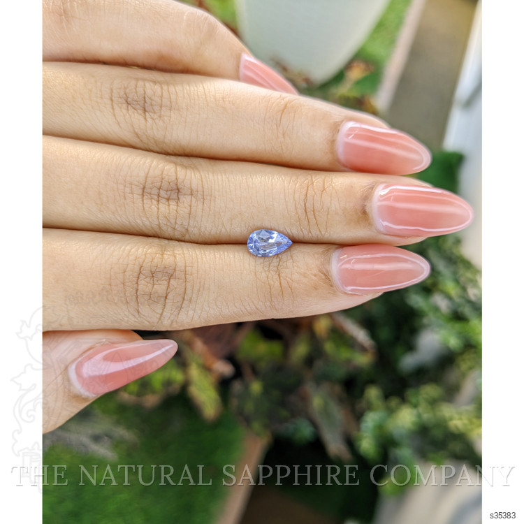 0.90 Ct. Blue Sapphire from Ceylon (Sri Lanka)