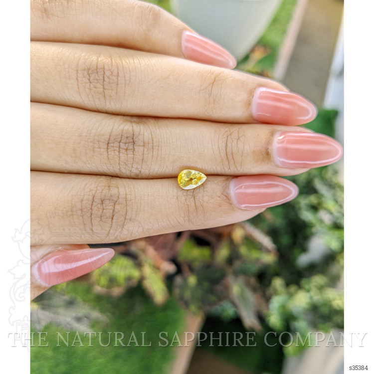1.11 Ct. Yellow Sapphire from Ceylon (Sri Lanka)