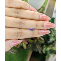 0.65 Ct. Purple Sapphire from Ceylon (Sri Lanka) Life Style