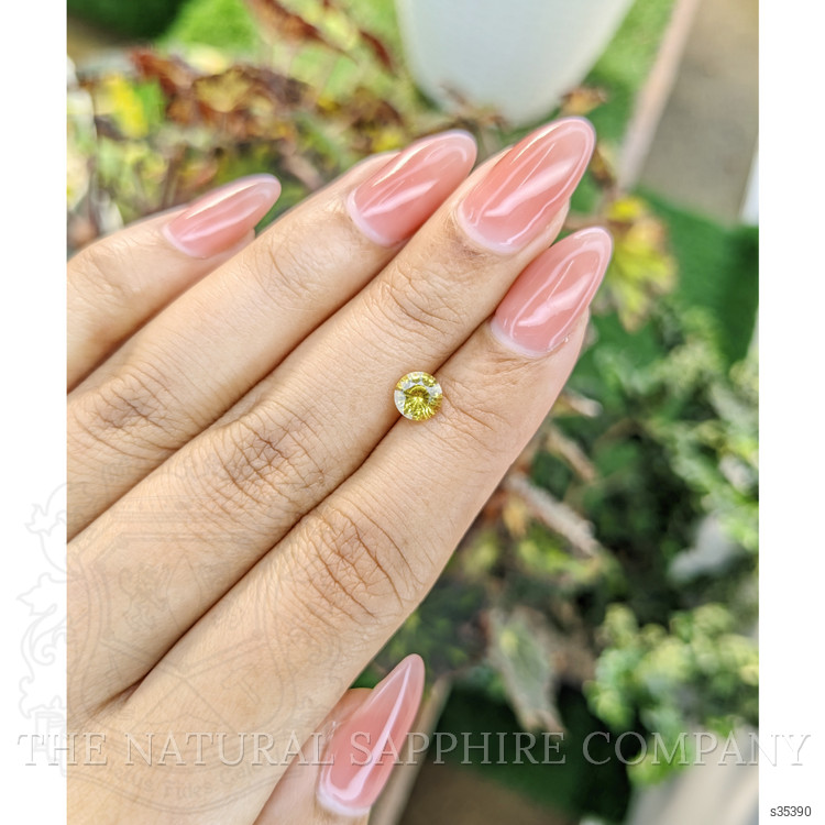 0.93 Ct. Yellow Sapphire from Ceylon (Sri Lanka)