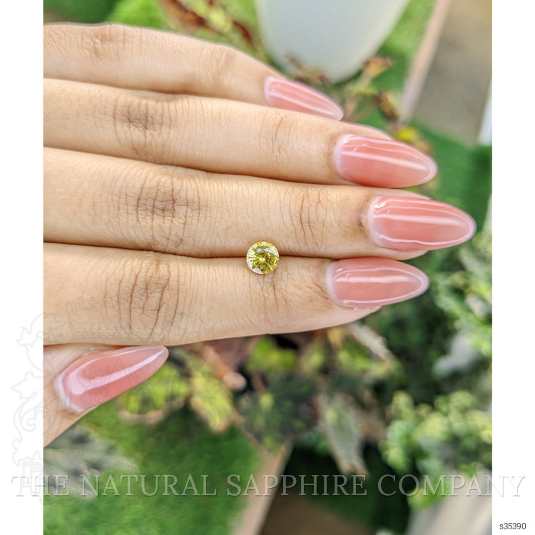 0.93 Ct. Yellow Sapphire from Ceylon (Sri Lanka)