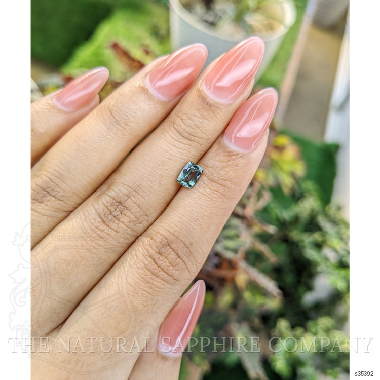 0.98 Ct. Bluish Green Sapphire from Madagascar