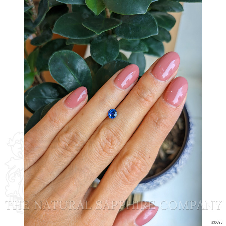 0.50 Ct. Blue Sapphire from Ceylon (Sri Lanka)