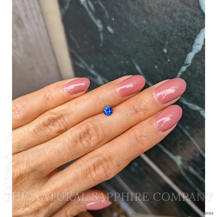 0.55 Ct. Blue Sapphire from Ceylon (Sri Lanka)