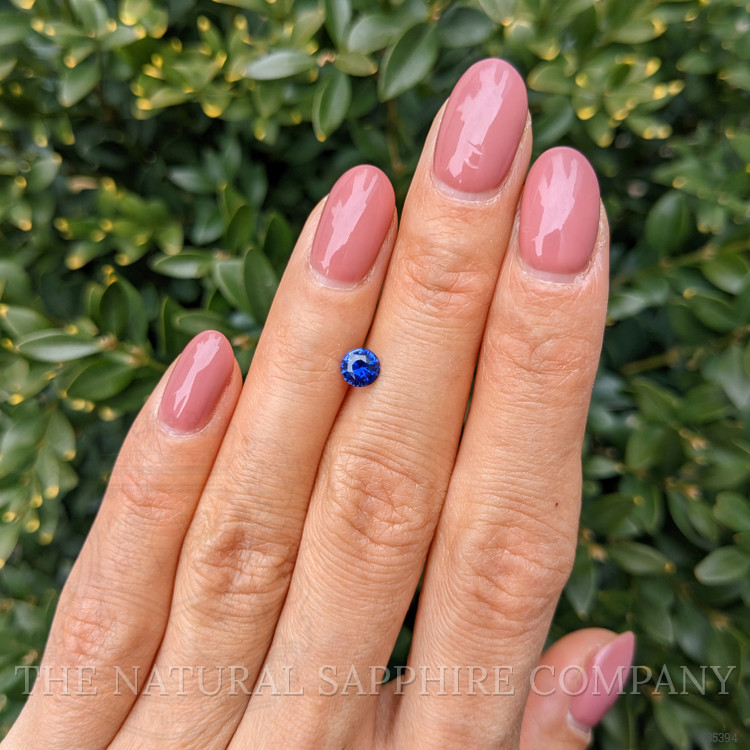 0.55 Ct. Blue Sapphire from Ceylon (Sri Lanka)