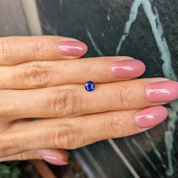0.48 Ct. Blue Sapphire from Ceylon (Sri Lanka) Life Style