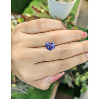 4.04 Ct. Purple Sapphire from Ceylon (Sri Lanka) Life Style