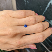 0.54 Ct. Blue Sapphire from Ceylon (Sri Lanka) Life Style