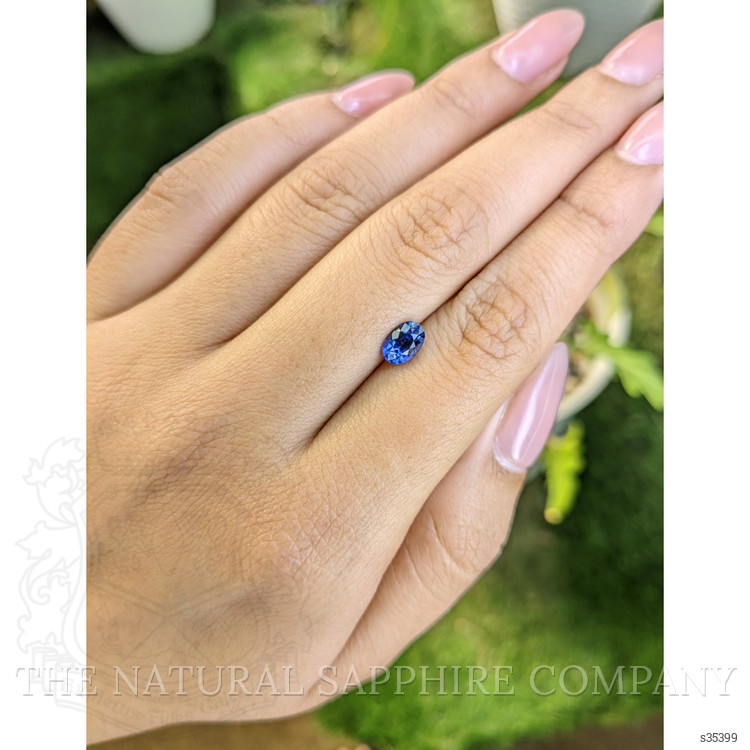 1.07 Ct. Blue Sapphire from Ceylon (Sri Lanka)
