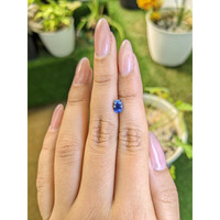 1.07 Ct. Blue Sapphire from Ceylon (Sri Lanka) Life Style