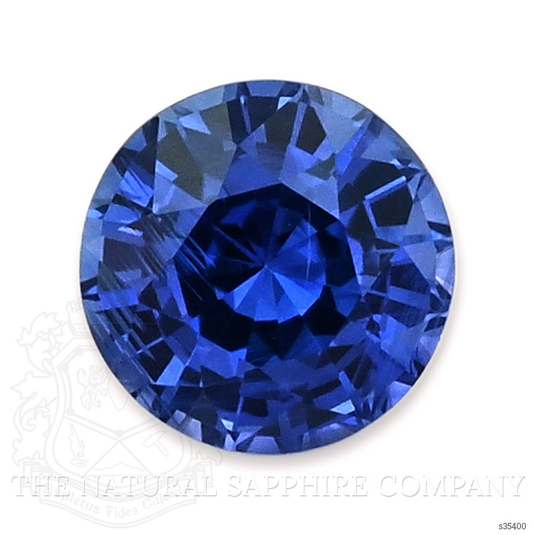 0.59 Ct. Blue Sapphire from Ceylon (Sri Lanka)
