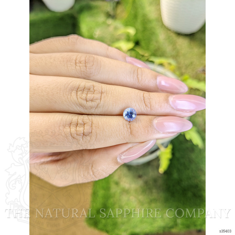 1.19 Ct. Blue Sapphire from Ceylon (Sri Lanka)
