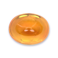 4.17 Ct. Orangish Yellow Cabochon Sapphire from Ceylon (Sri Lanka) Video