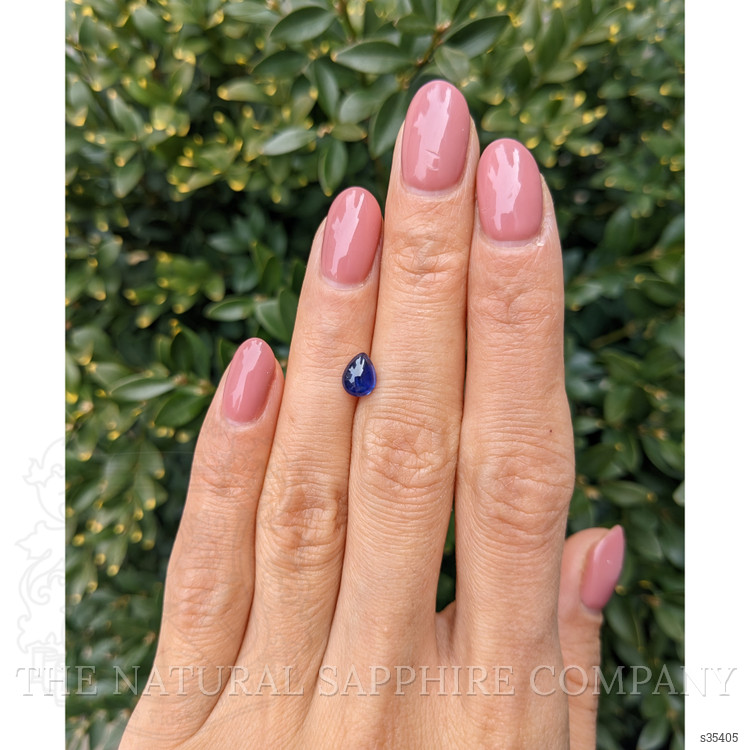 0.94 Ct. Blue Cabochon Sapphire from Ceylon (Sri Lanka)