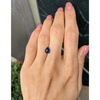 1.91 Ct. Blue Cabochon Sapphire from Ceylon (Sri Lanka) Life Style