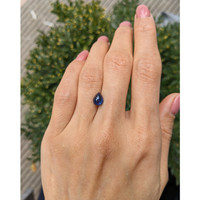 1.91 Ct. Blue Cabochon Sapphire from Ceylon (Sri Lanka) Life Style