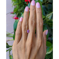 1.12 Ct. Pink Sapphire from Ceylon (Sri Lanka) Life Style