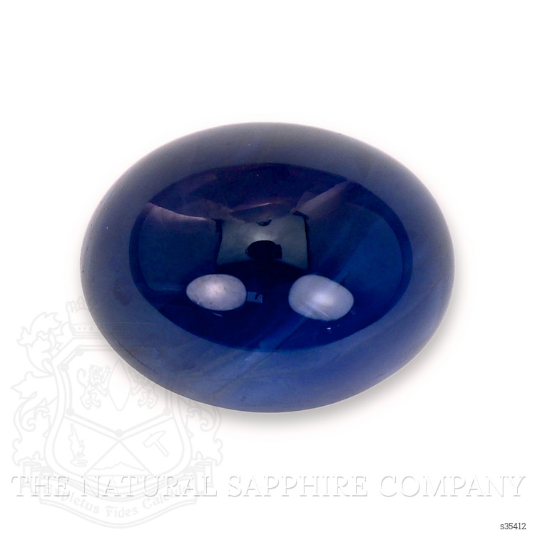 5.41 Ct. Blue Cabochon Sapphire from Ceylon (Sri Lanka)