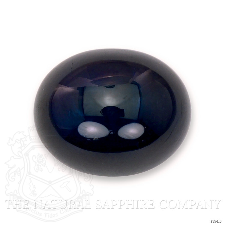 10.97 Ct. Blue Cabochon Sapphire from Ceylon (Sri Lanka)