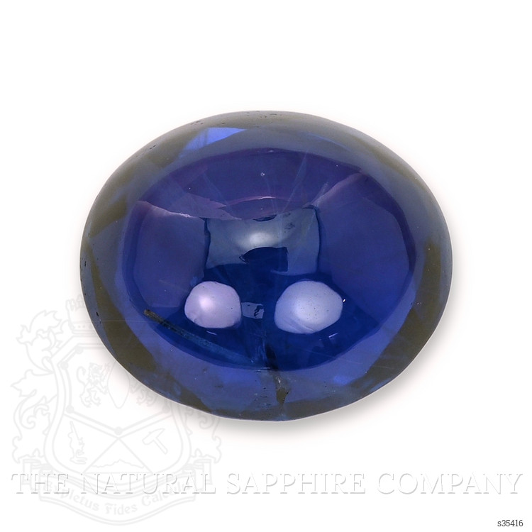 13.38 Ct. Blue Cabochon Sapphire from Madagascar