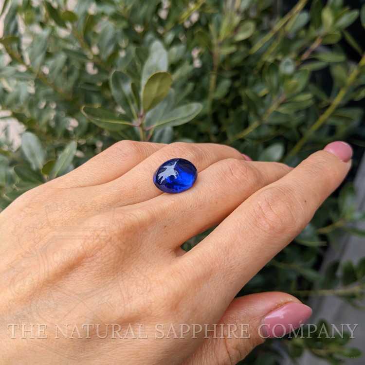 13.38 Ct. Blue Cabochon Sapphire from Madagascar