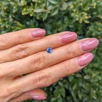 0.64 Ct. Blue Sapphire from Ceylon (Sri Lanka) Life Style