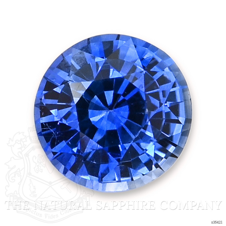 0.59 Ct. Blue Sapphire from Ceylon (Sri Lanka)
