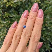 0.59 Ct. Blue Sapphire from Ceylon (Sri Lanka) Life Style