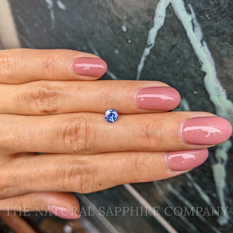 0.51 Ct. Blue Sapphire from Ceylon (Sri Lanka)
