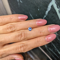 0.58 Ct. Blue Sapphire from Ceylon (Sri Lanka) Life Style