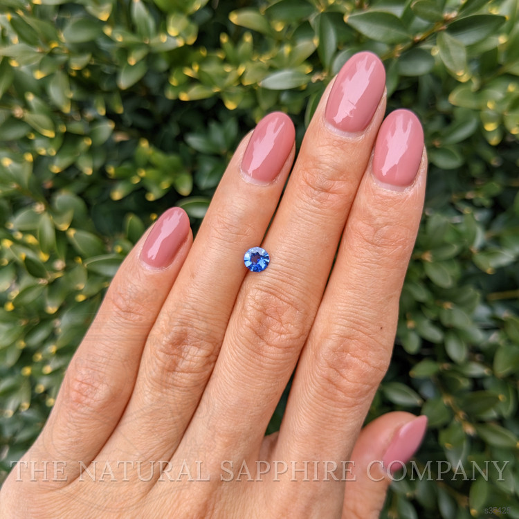 0.55 Ct. Blue Sapphire from Ceylon (Sri Lanka)
