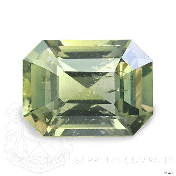 1.32 Ct. Yellowish Green Sapphire from Tanzania