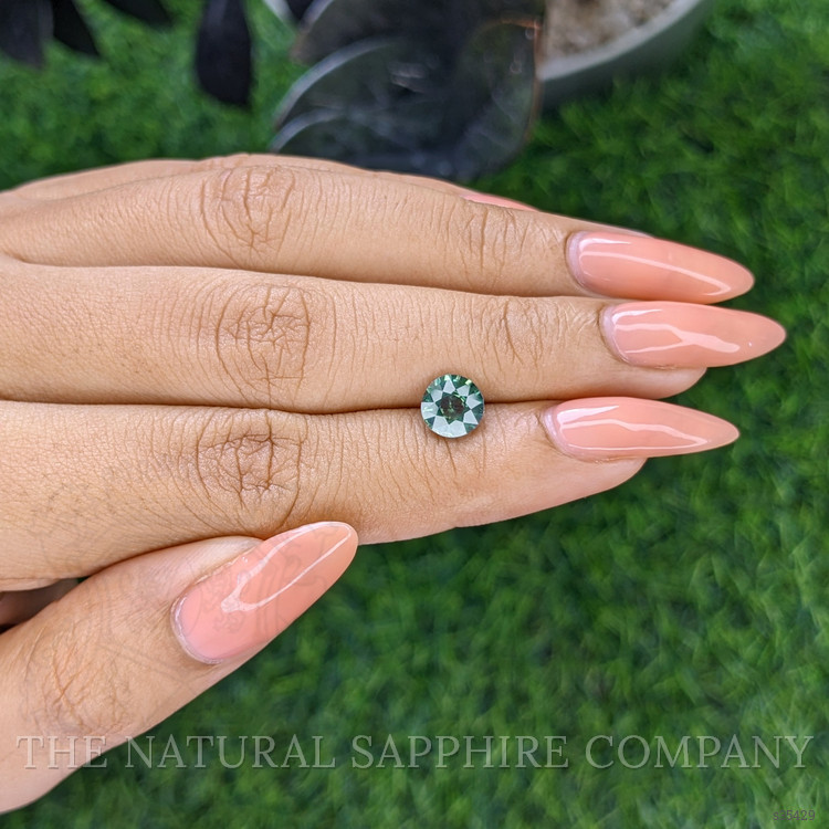 1.59 Ct. Greenish Blue Sapphire from Tanzania