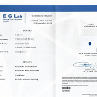 1.62 Ct. Blue Sapphire from Madagascar Pdf