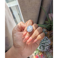 27.14 Ct. Grey Star Sapphire from Ceylon (Sri Lanka) Life Style