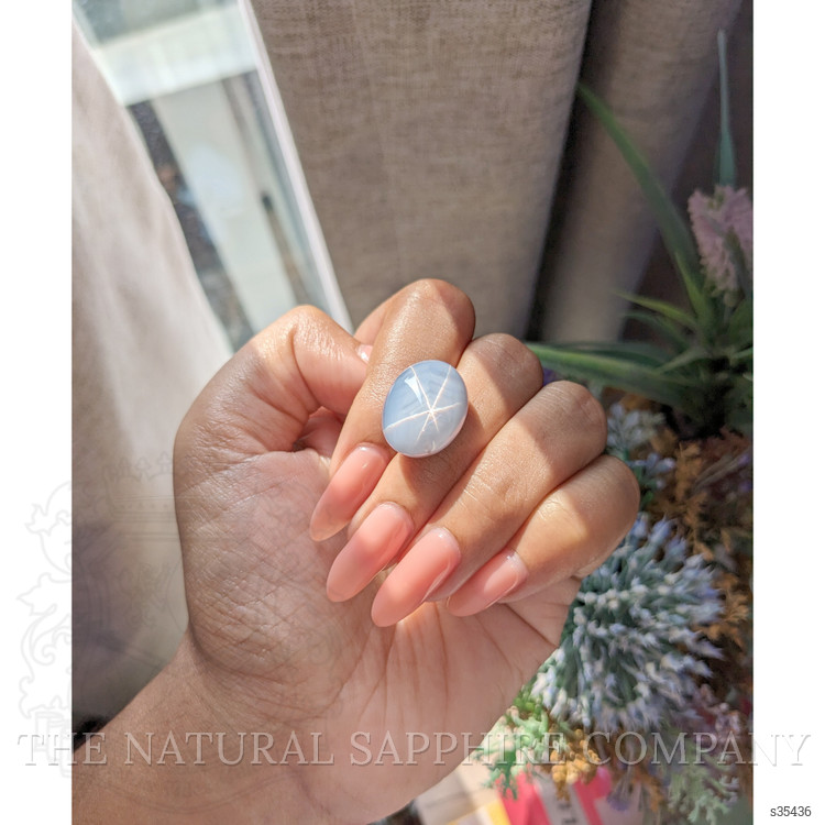27.14 Ct. Grey Star Sapphire from Ceylon (Sri Lanka)